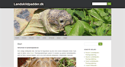 Desktop Screenshot of landskildpadder.dk