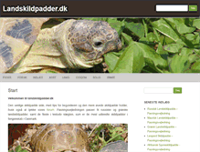 Tablet Screenshot of landskildpadder.dk